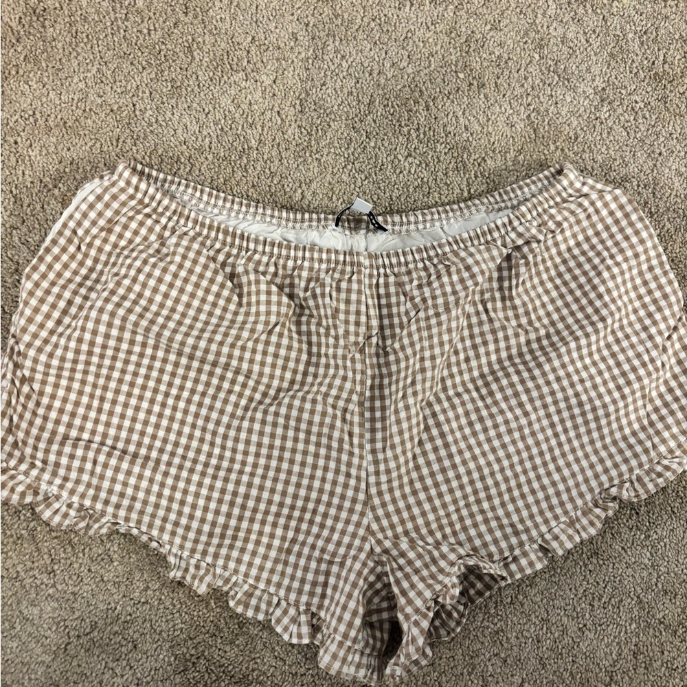 Gingham shorts